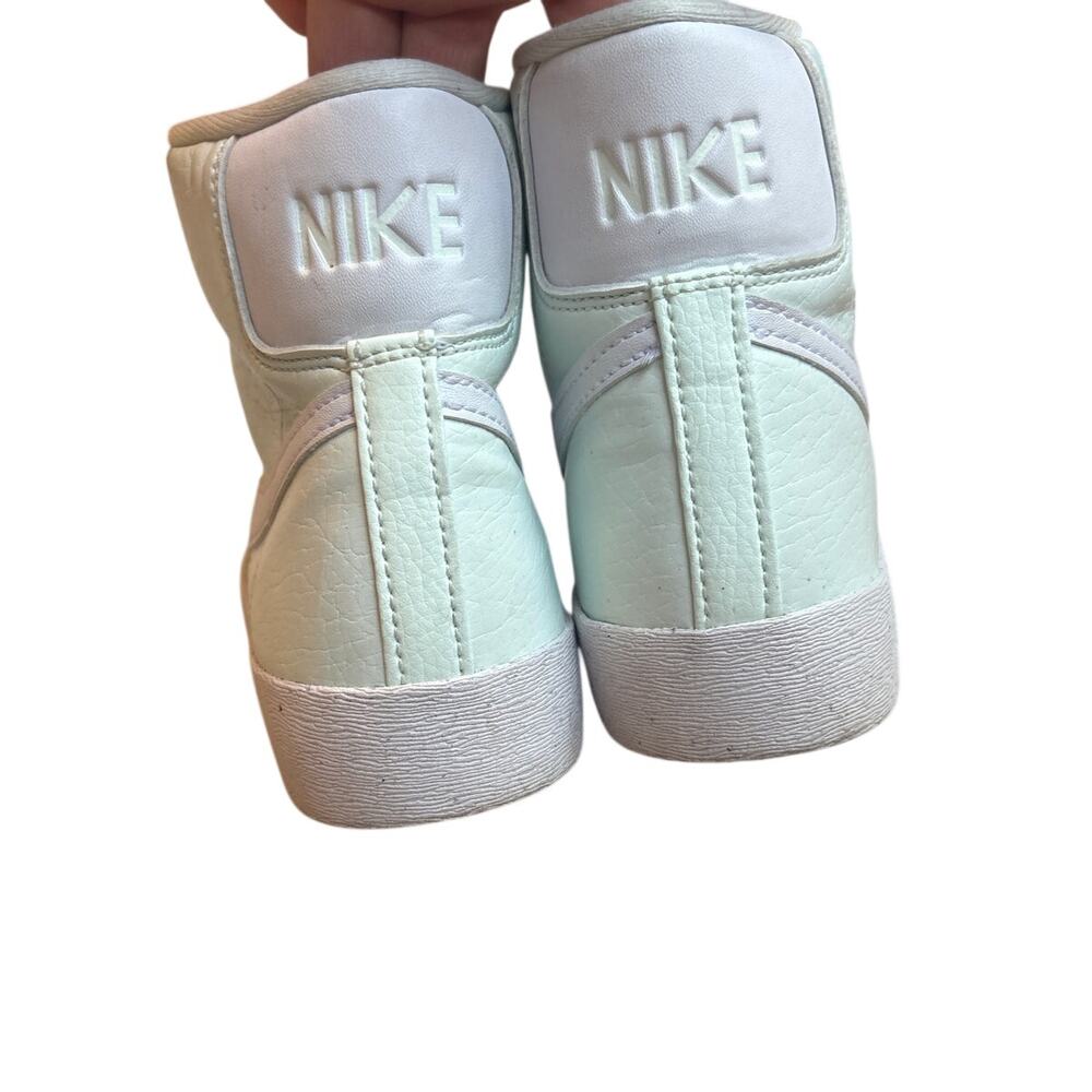 Nike Women's High-Top Sneakers in Light Mint and White - Picture 2 of 8